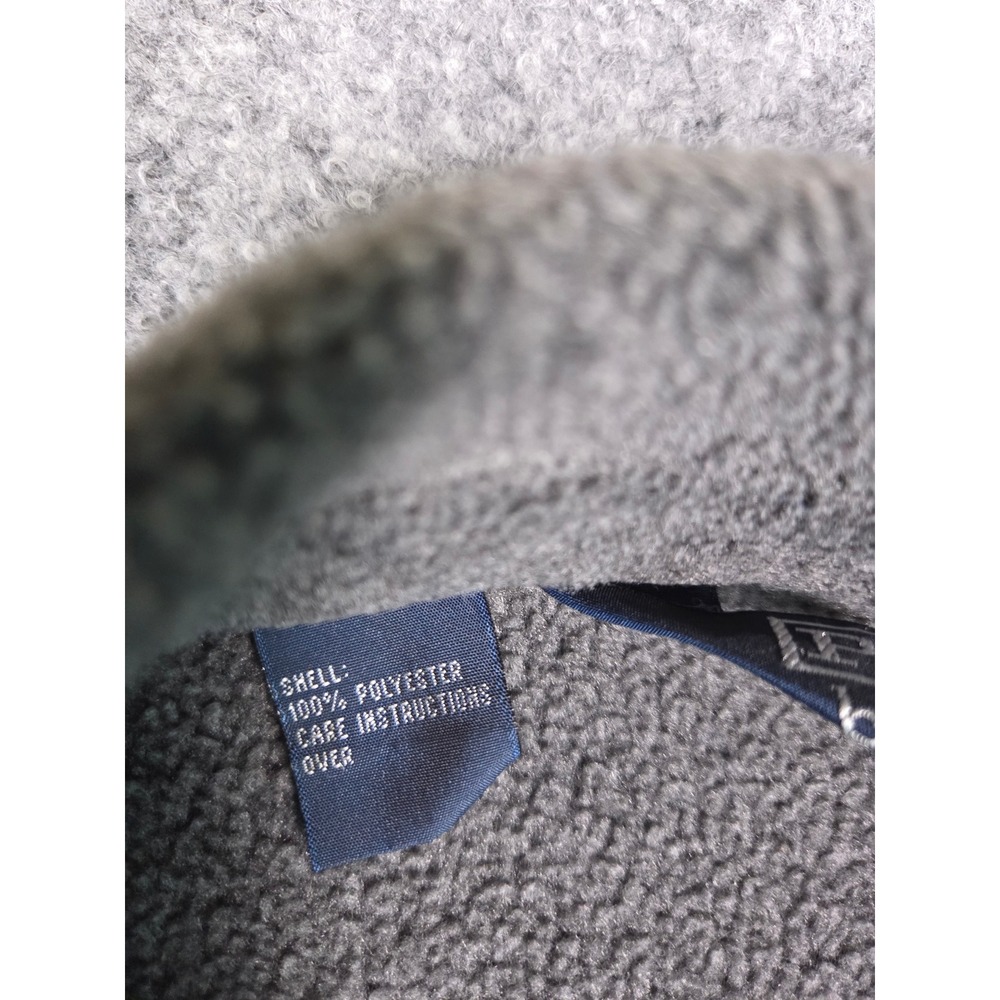 Polo Ralph Lauren Fleece Jacket‎ Mens XL Grey Full Zip Polartec Pony Logo - Picture 10 of 11